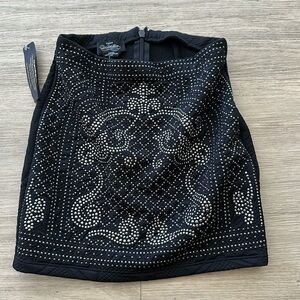 bebe addiction embellished skirt